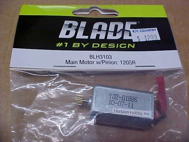 BLADE BLH3103 = MAIN MOTOR WITH PINION: 120SR (NEW) - Image 1 of 1