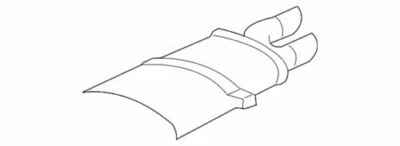 Soporte de escape genuino GM 1997-2005 Chevrolet Pontiac Cavalier Sunfire 22638488 Foto 1 de 2