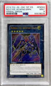 Yugioh Card 1st Ed. No. C102: Archfiend Seraph PSA 9 Mint, PRIO-EN044, 2014 (1) - Picture 1 of 5
