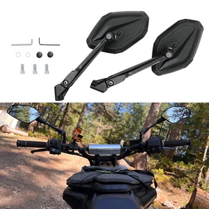 8mm 10mm Motorcycle Rear View Side Mirrors For Husqvarna Svartpilen 801 701 401 - Picture 1 of 13