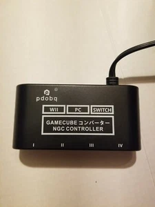 GC Gamecube 4 way USB Controller Adapter Switch/Wii-U & PC HS-WU025 - Picture 1 of 3