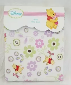 Disney Pooh Fitted Crib Sheet NIP - Picture 1 of 9
