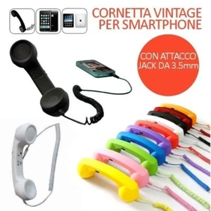 CORNETTA VINTAGE SMARTPHONE X APPLE IPHONE SAMSUNG PC NOTEBOOK JACK DA 3,5MM - Imagen 1 de 1
