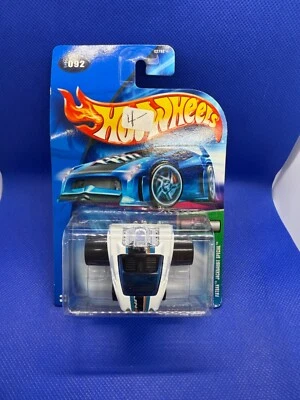 Hot Wheels FATBAX JACKNABBIT 2004 First Edition ZAMAC WHITE 92/100 1:64 MOC HTF! - Image 1 of 3