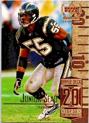 1999 Upper Deck Century Legends #70 Junior Seau San Diego Chargers - Image 1 of 2