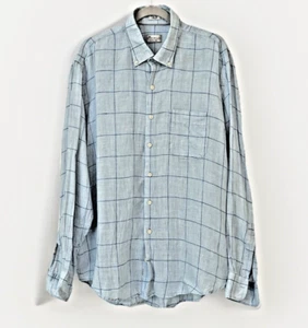 Peter Millar Shirt Men's XL Crown Cool Button Down 100% Linen Coastal Luxury - Picture 1 of 9