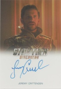 Star Trek Discovery One autograph card Jeremy Crittenden 