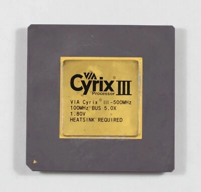 Socket 370 CPU - VIA Cyrix III 500MHz - Samuel - TESTED - Image 1 of 2