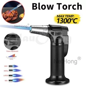 Refillable Butane Gas Micro Blow Torch Lighter Welding Soldering Brazing Tools - Picture 1 of 15