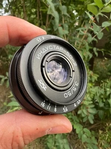 Lens Industar-50-2 3,5/50mm M42 Vintage SLR lens ussr Soviet for Zenit - Picture 1 of 24