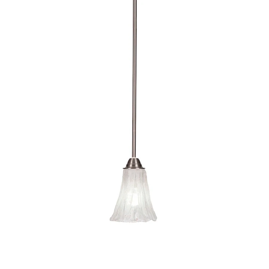 Toltec Paramount 1 Light Mini Pendant, Nickel, 5.5" Italian Ice - 3401-BN-729 - Изображение 1 из 1