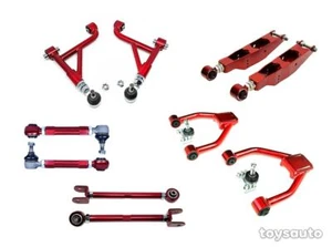 Godspeed 10pc Front+Rear Camber UpLow Control +Traction +Toe arm for IS300 01-05 - Picture 1 of 4