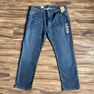 Levi’s 559 Jeans Men 38x30 Blue Relaxed Straight Leg Medium Wash Denim Pants NEW - Picture 1 of 15