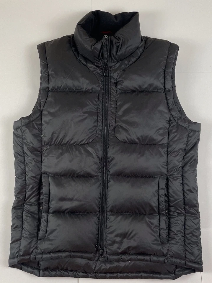 Chaleco de plumón negro Victorinox Davos para hombre talla mediana *agujero pequeño* Foto 1 de 4