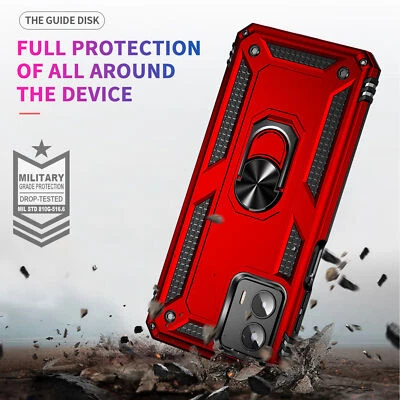 For Motorola Moto G 5G 2023 Case Ring Kickstand Cover +Tempered Glass - Image 1 of 4