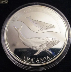 TONGA, 1 PA ́ANGA 1994, BUCKLERWALE, SILBER, NACHWEIS. - Bild 1 von 2