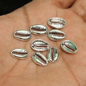 13x9mm German Silver Cowrie - Picture 1 of 8