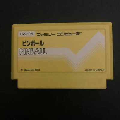 Pinball - Nintendo Famicom NES NTSC-J Japan 1983 HVC-PN - Image 1 of 3