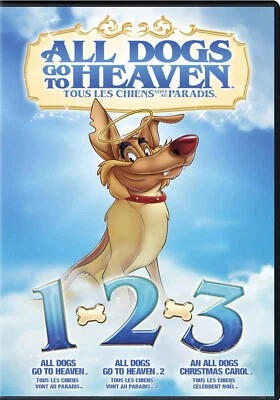 All Dogs go to Heaven - Triple Feature - 1+2 + All Dogs Christmas   - New DVD - Image 1 of 3