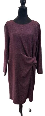 Pulôver Torrid rosa/rosa preto glitter tamanho 2 2X (18-20) manga longa novo com etiquetas - Imagem 1 de 4