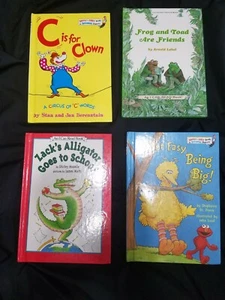 Four Bright and Early Books Big Bird Toad Frog Dr. Seuss Zack - Picture 1 of 8