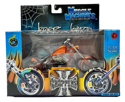 Muscle Machines Jesse James West Coast Choppers JJ04-18-03 EL DIABLO 1:18 Scale - Image 1 of 4