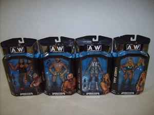 AEW Unmatched Series Wrestling 4 Figure Set Lot TAY BRITT MIRO ORTIZ NEW MIB - Picture 1 of 12