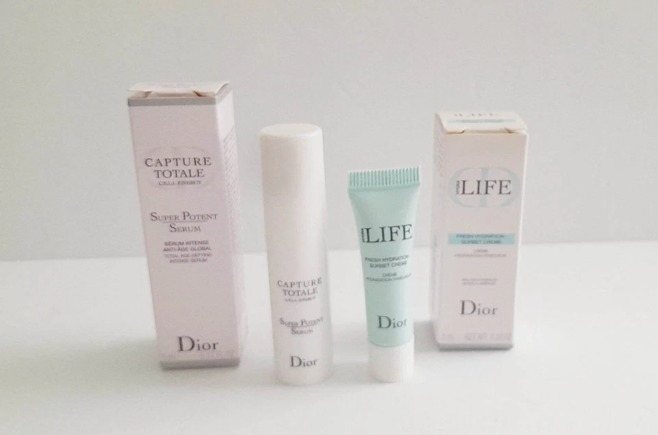 Dior Serum Sample Capture Totale Cell 5 мл и увлажняющий сорбет-крем iLife 3 мл - Изображение 1 из 3
