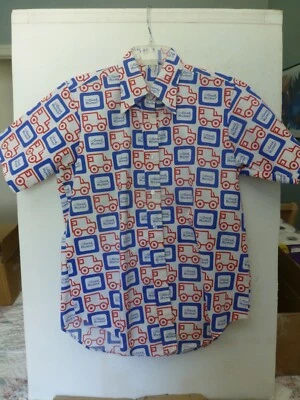 CAMISA HELADA BUEN HUMOR ORIGINAL VINTAGE AÑOS 60 BOTÓN DELANTERO HOMBRE NIÑO MEDIANA Foto 1 de 3