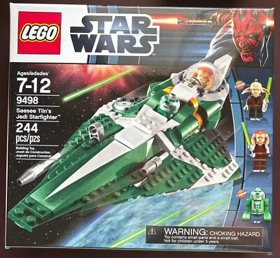 乐高星球大战 9498 Saesee Tiin's Jedi Starfighter 全新未拆封弯角 — 第 1/4 张图片