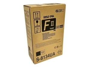 2 tintas negras genuinas Riso S-8134 HD, igual que Risograph S-6870 S-7124 S8134 S7124 - Imagen 1 de 1