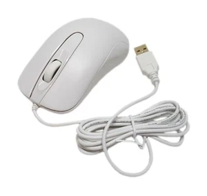 HP USB Wired Mouse White 926943-001 927233-001 - Picture 1 of 3