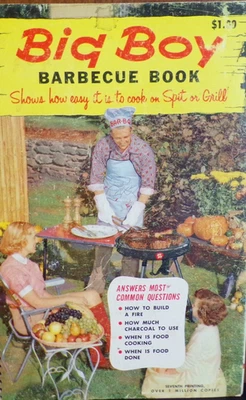 Big Boy Barbecue Book Cookbook 1960 7th Printing BBQ Grill Vintage -Acceptable - Image 1 of 4