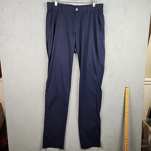 Under Armour Showdown Pants Mens 34x36 Blue Lightweight Performance Pockets Logo - Picture 1 of 13