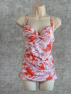 Tankini 32DD Moontide Top Babylon Tankinis Frontal Cruzado Acolchado Playa Traje de Baño Foto 1 de 3