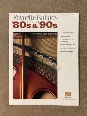 Favorite Ballads Of The 80s & 90s (Hal•Leonard Corp.) Piano Song Book - Image 1 of 4