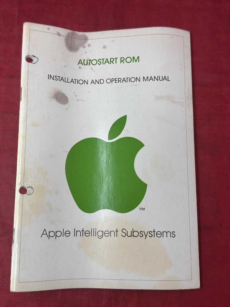 Apple Ii Manual for sale | eBay