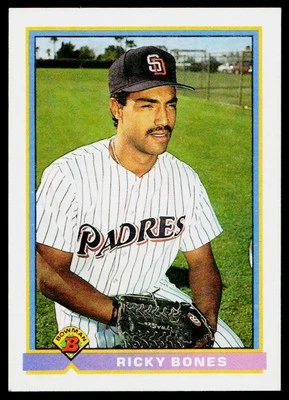 1991 Bowman Ricky Bones #643 San Diego Padres - Image 1 of 2