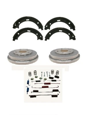 Toyota Matrix Pontiac Vibe Brake Drums Shoes & spring kit 2003-2008 ONLY FWD - Image 1 of 4