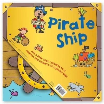 Convertible Pirate Ship By Amy Johnson - Ages 2+ - Board Book - Image 1 of 4