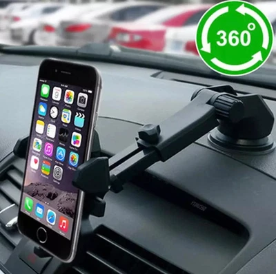 Car Phone Mount Holder Adjustable Long Neck One Touch - Image 1 of 4