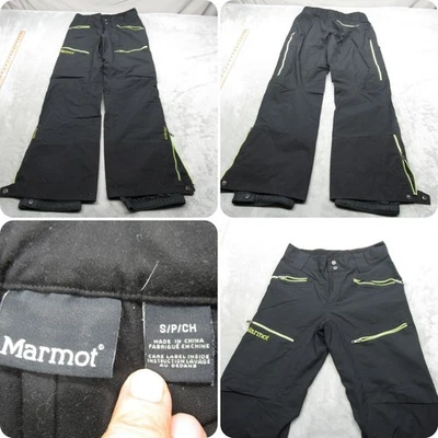 Marmot Snow Pants Mens Small Black Gore-Tex Waterproof Recco Ski Snowboard 30x31 - Image 1 of 4