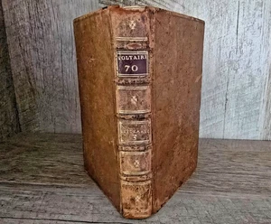 Antique Book from 1792 Complete Works of Mr. de Voltaire - Literary Miscellanies - Picture 1 of 6