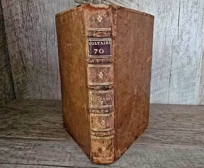 Antique Book from 1792 Complete Works of Mr. de Voltaire - Literary Miscellanies - Image 1 of 4