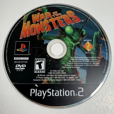 War of the Monsters (Playstation PS2) DISC ONLY Loose Tested Fast Shipping! - Image 1 of 4