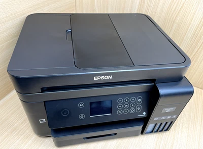 Epson WorkForce ET-3750 All-in-One Printer SuperTank - TESTED - Good Unit w/ ink - Image 1 of 4