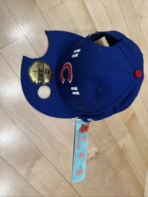 Chapéu Chicago Cubs Exclusivo Off-White Novo com etiquetas 7 1/8 Muito Raro - Imagem 1 de 4