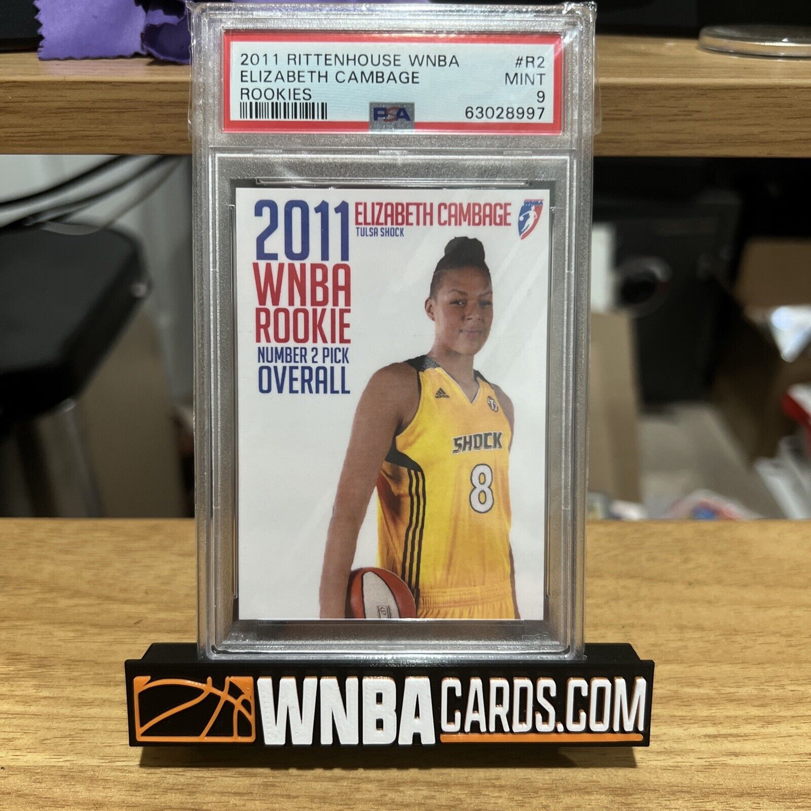 2011 Rittenhouse WNBA Liz Cambage Rookie Card PSA 9 130/225