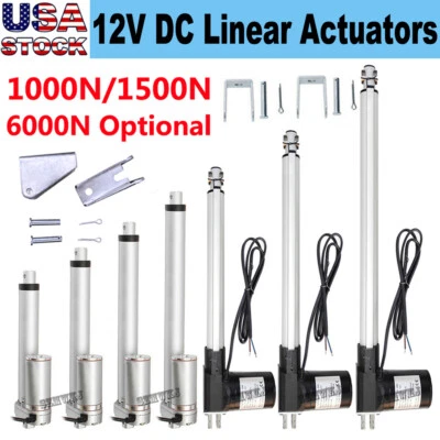 Linear Actuator 12V 1320lbs/330lbs/220lbs for Solar Tracker Chicken Coop Door CL - Image 1 of 4