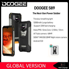 DOOGEE S89 Rugged Phone 6.3" Android 12 48MP 8G+128GB 33W Fast Charging 12000mAh